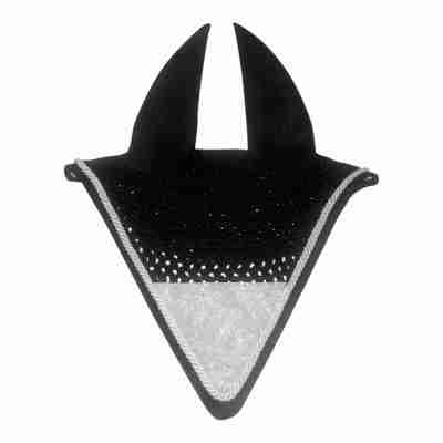 Stunning Silver Sparkle Glitter And Black Noise Resist Ears