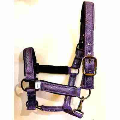 Pretty Purple Sparkle Headcollar