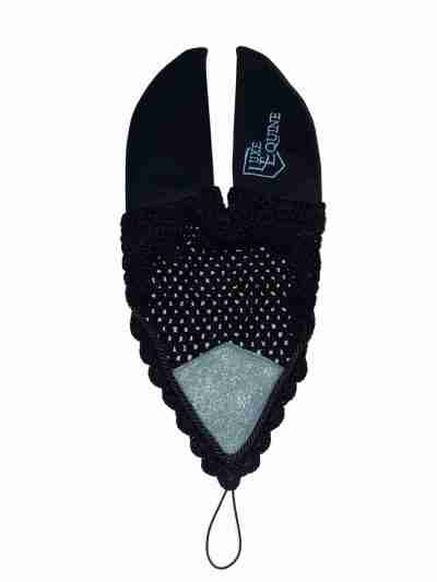 Blue tie down fly veil ears