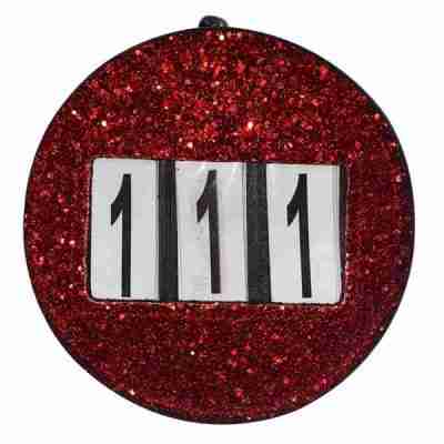 Ruby Red Bridle or Saddlepad Discs