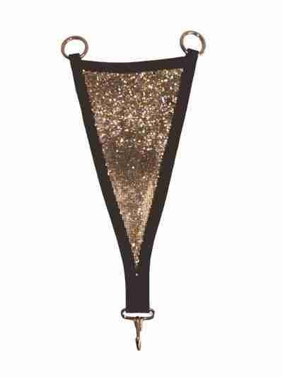 Brown Crystal Bib