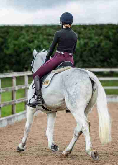 Wine Burgundy Riding Leggings