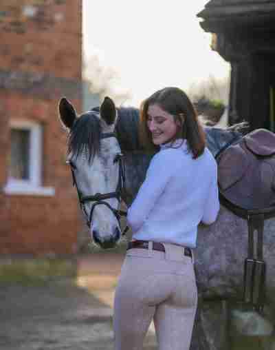 Lucinda Cross Country Beige Leggings
