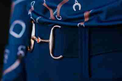 Navy and Rose Gold Belt
